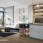 The Modern Austin Residences A3.1NE Floor Plan rendering