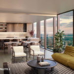 The Modern Austin Residences C1 Floor Plan rendering
