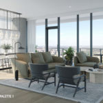 The Modern Austin Residences C2 Floor Plan rendering