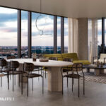 The Modern Austin Residences - C1 Floor Plan rendering