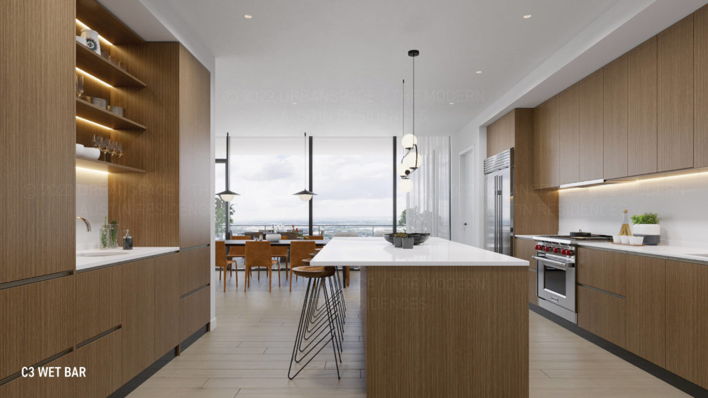 The Modern Austin Residences - C3 Wet Bar Standard