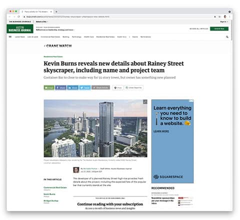 ABJ headline story screenshot