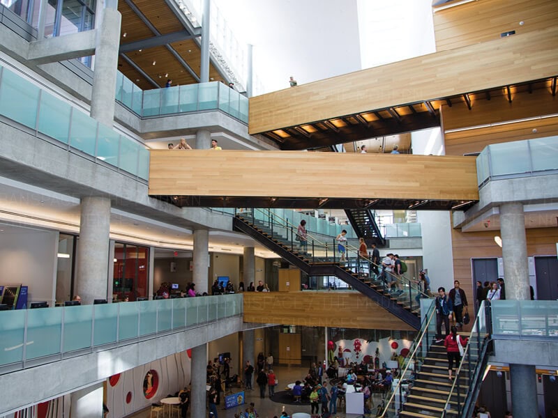 Interior of the New Central Library in Austin, Texas