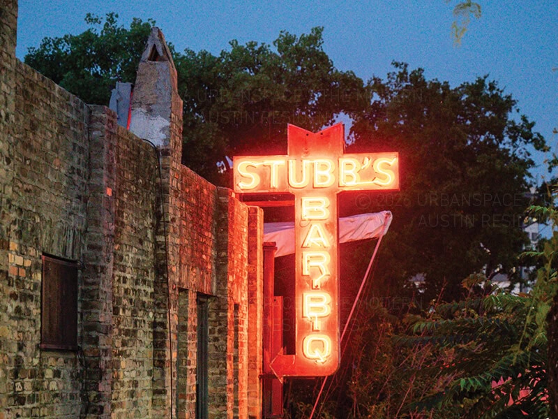 Stubb's Bar-B-Q live music venue in Austin, Texas