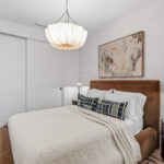 Modern condo bedroom