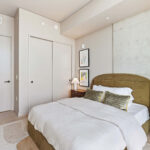 Modern condo bedroom