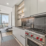 Modern condo kitchen detail